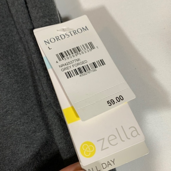 Zella Dark Grey & Blue All Day Straight Leg Sweatpants NWT - Picture 8 of 8